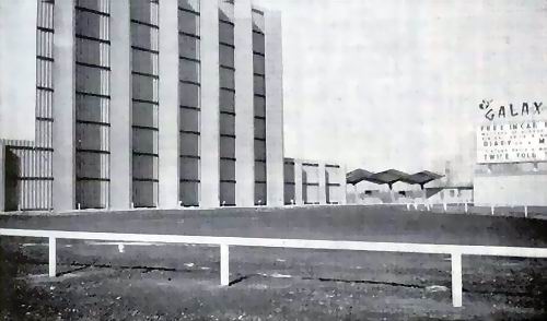 Galaxy Drive-In Theatre - From Box Office And Ron Gross (newer photo)